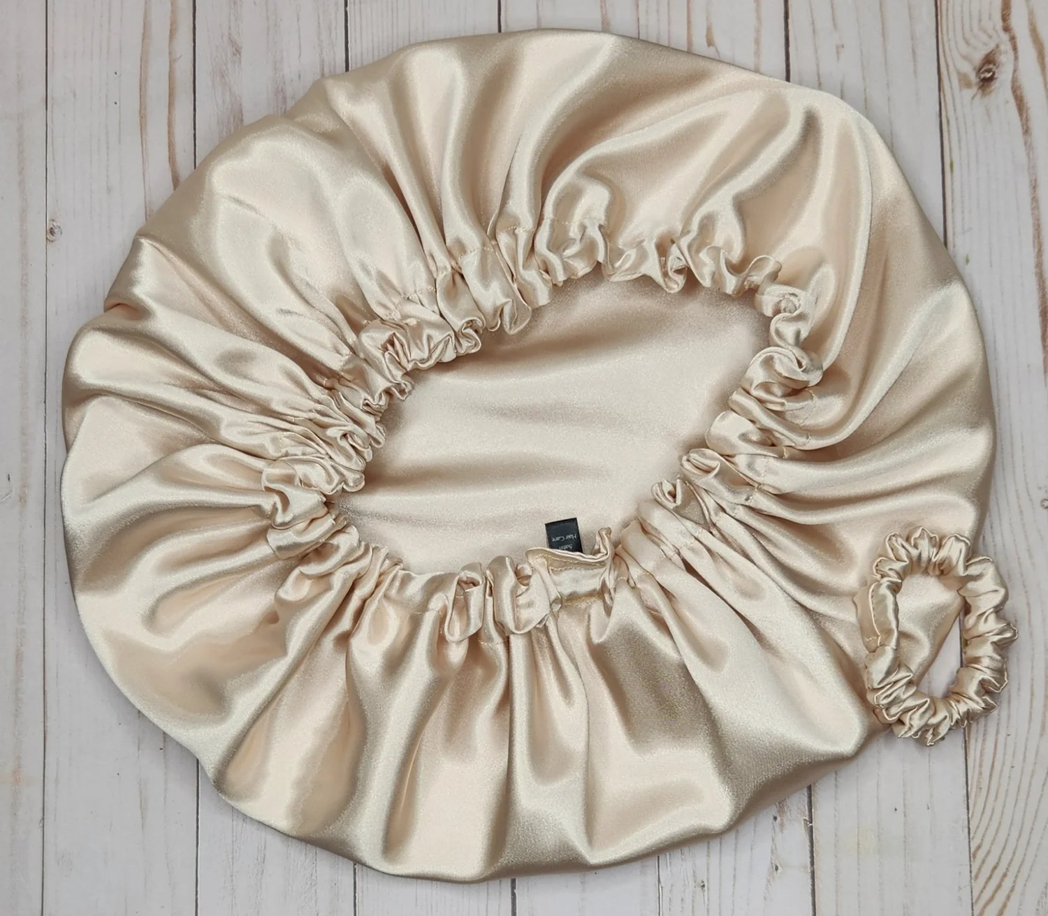 Silky Satin Nightly Hair Bonnet to Help Reduce Breakage, Tangles