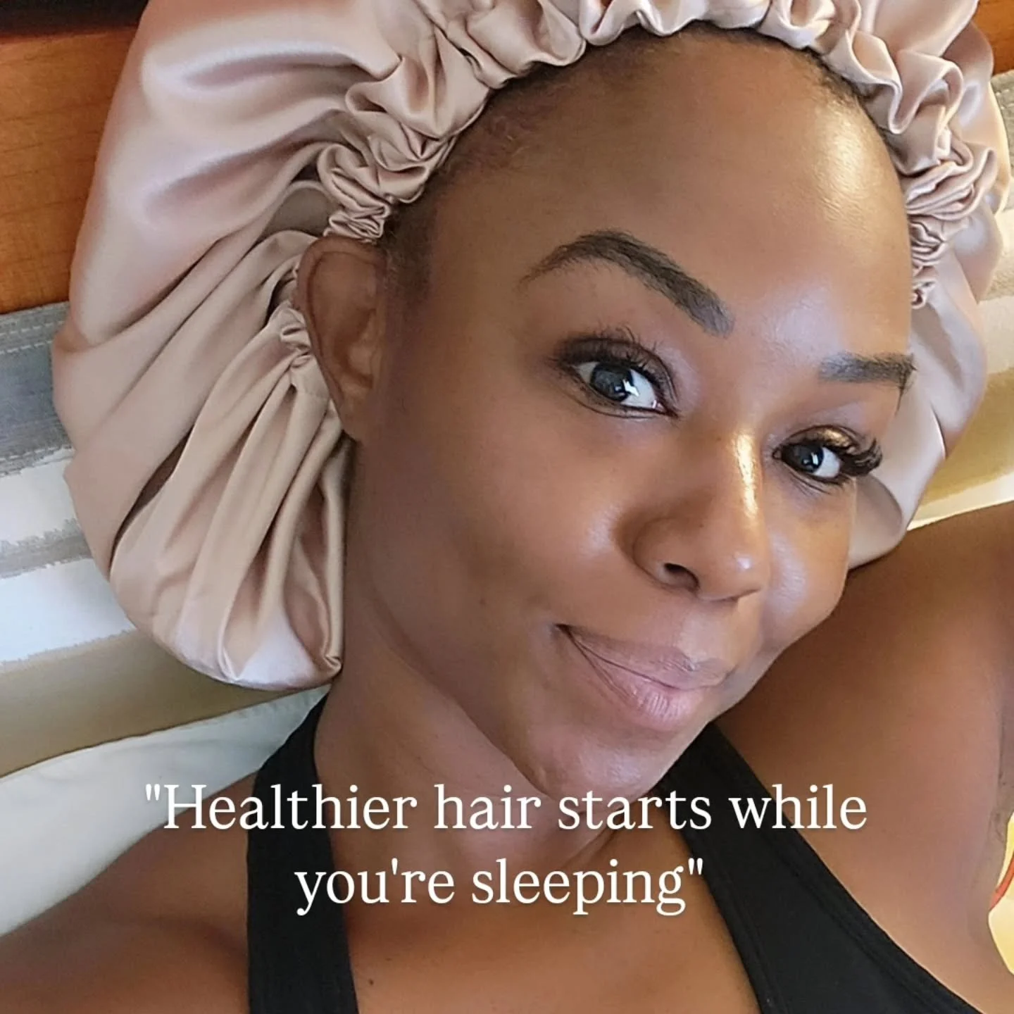Don&rsquo;t just dream about healthy hair&mdash;sleep in it! 😴 Bonnet on, moisture in, hair thriving.
🛍 Cappuccino Silky Satin Bonnet by @nptresstreats
#MoistureMonday #SatinProtection #NPTressGlow&rdquo;