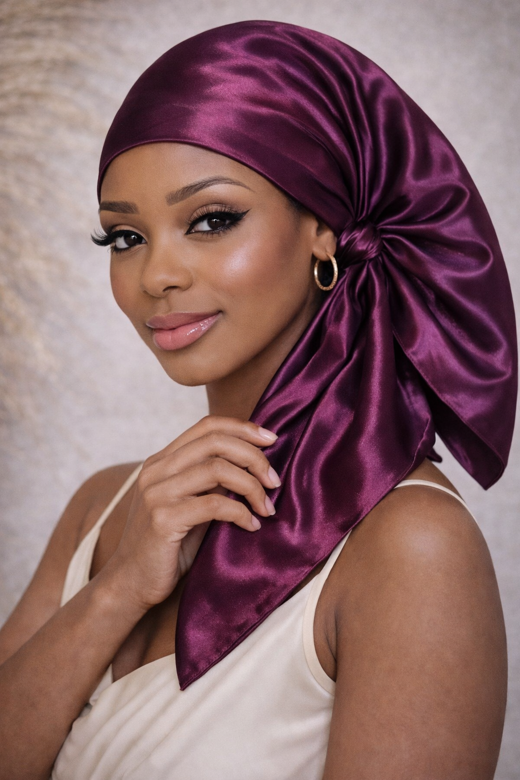 Plum Scarf Model.png