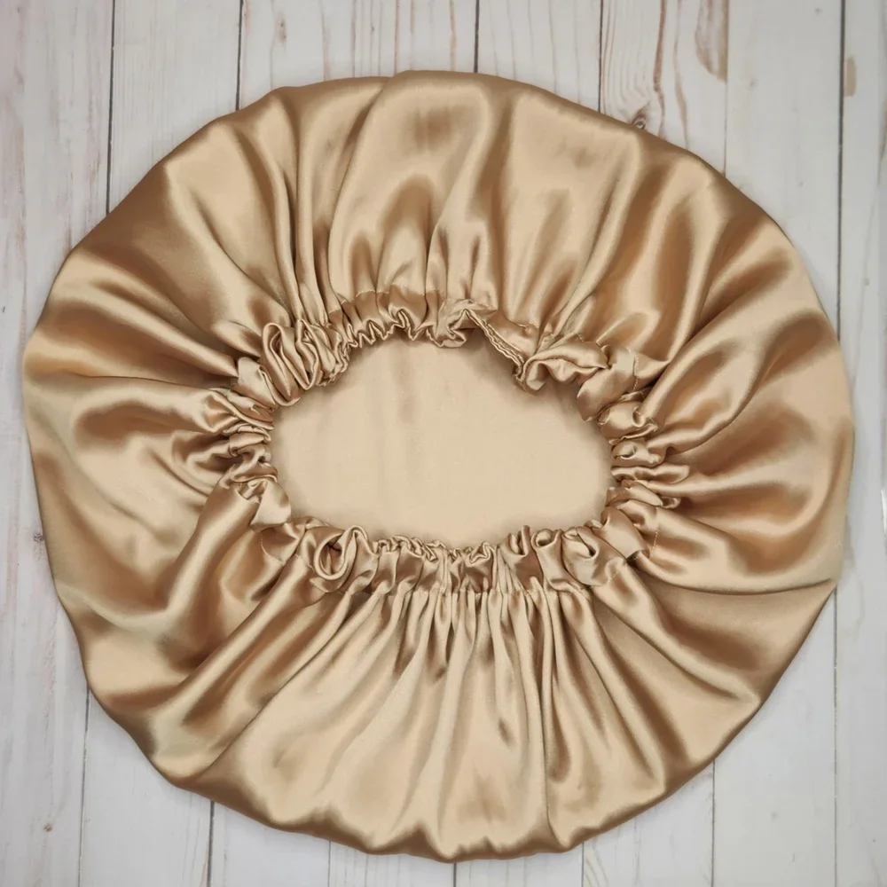 Cappuccino Silky Satin Bonnet (IP) - Medium Size