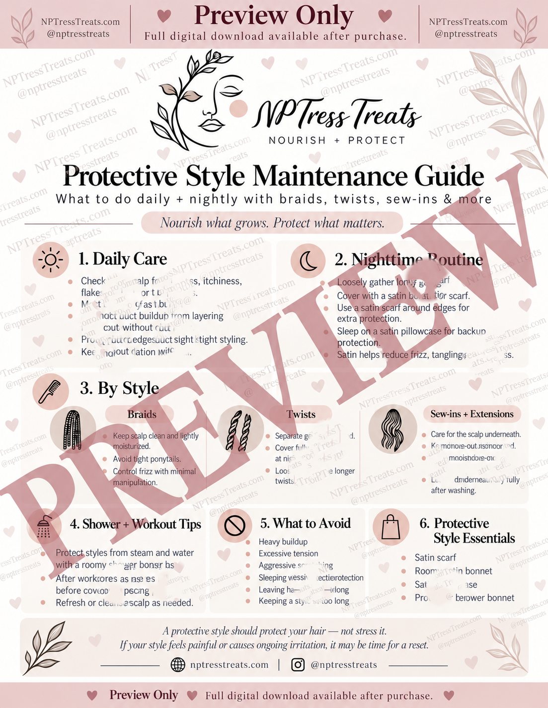 Protective Style Maintenance Guide