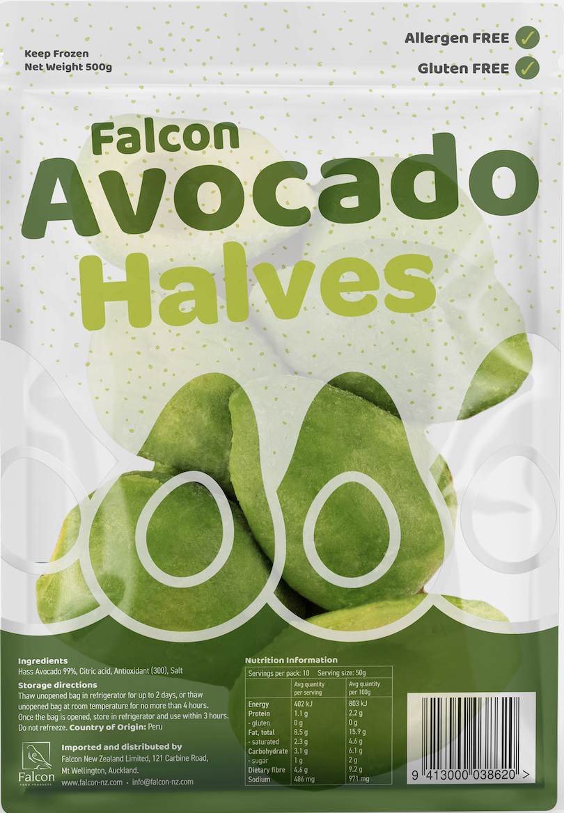 Falcon Frozen Avocado New Zealand