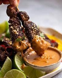 Beef Satay w/Peanut Sauce