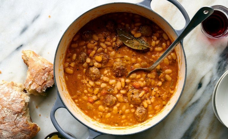 White Bean &amp; Sausage Stew