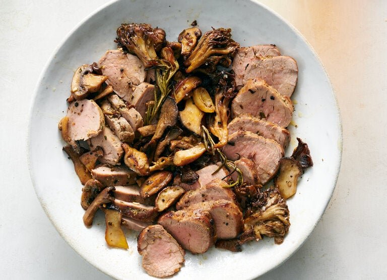 Pork Tenderloin &amp; Mushrooms