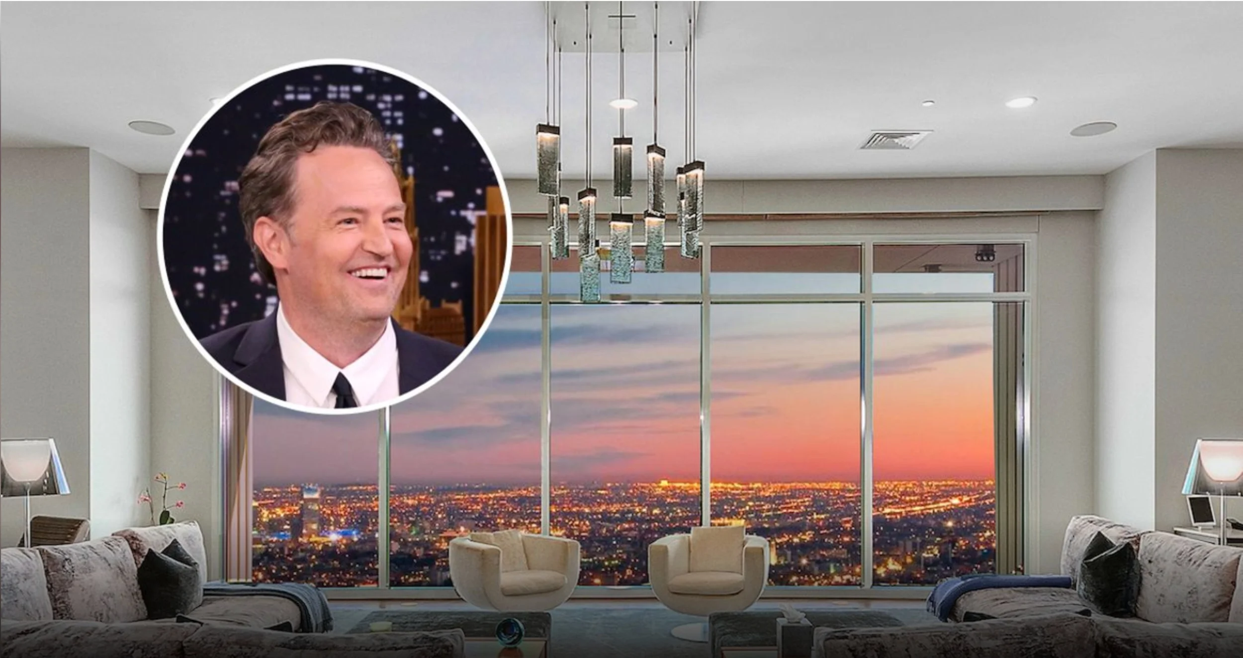 Matthew Perry is selling an apartment his owned in Los Angeles for two years. MICHAEL MACNAMARA AND JASON SPETH