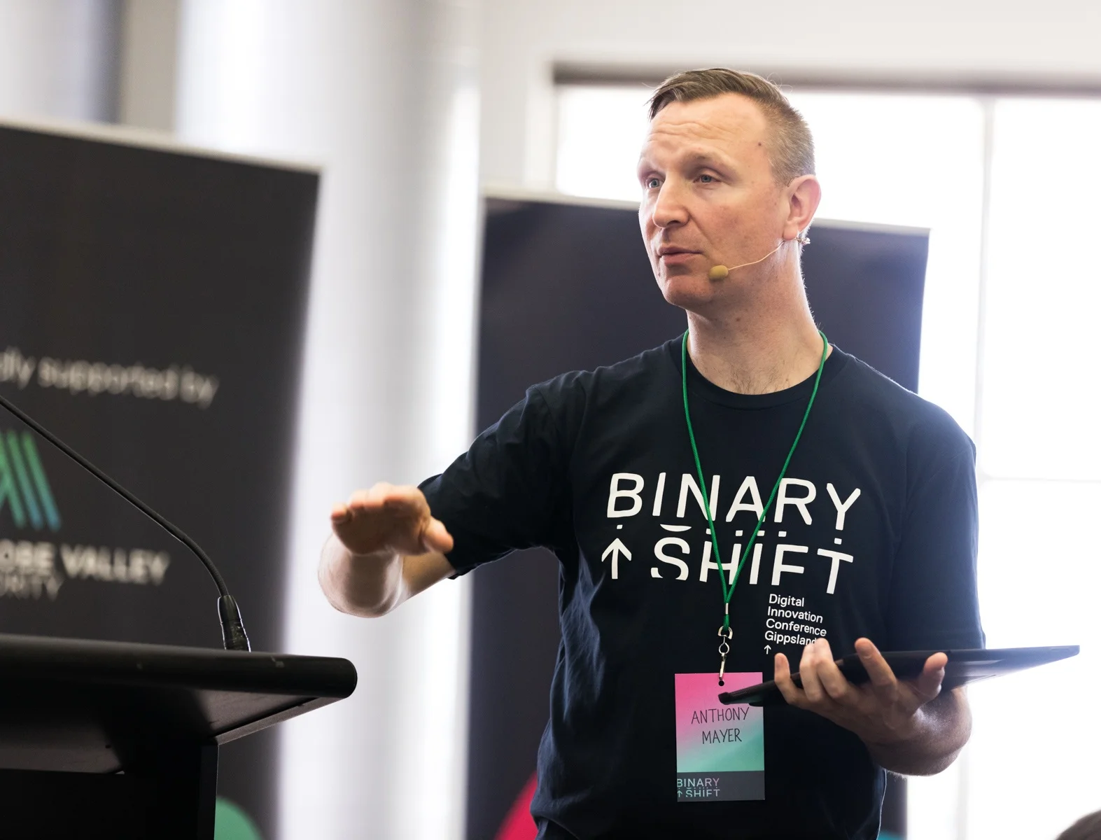 Anthony Mayer is an engaging facilitator and event MC