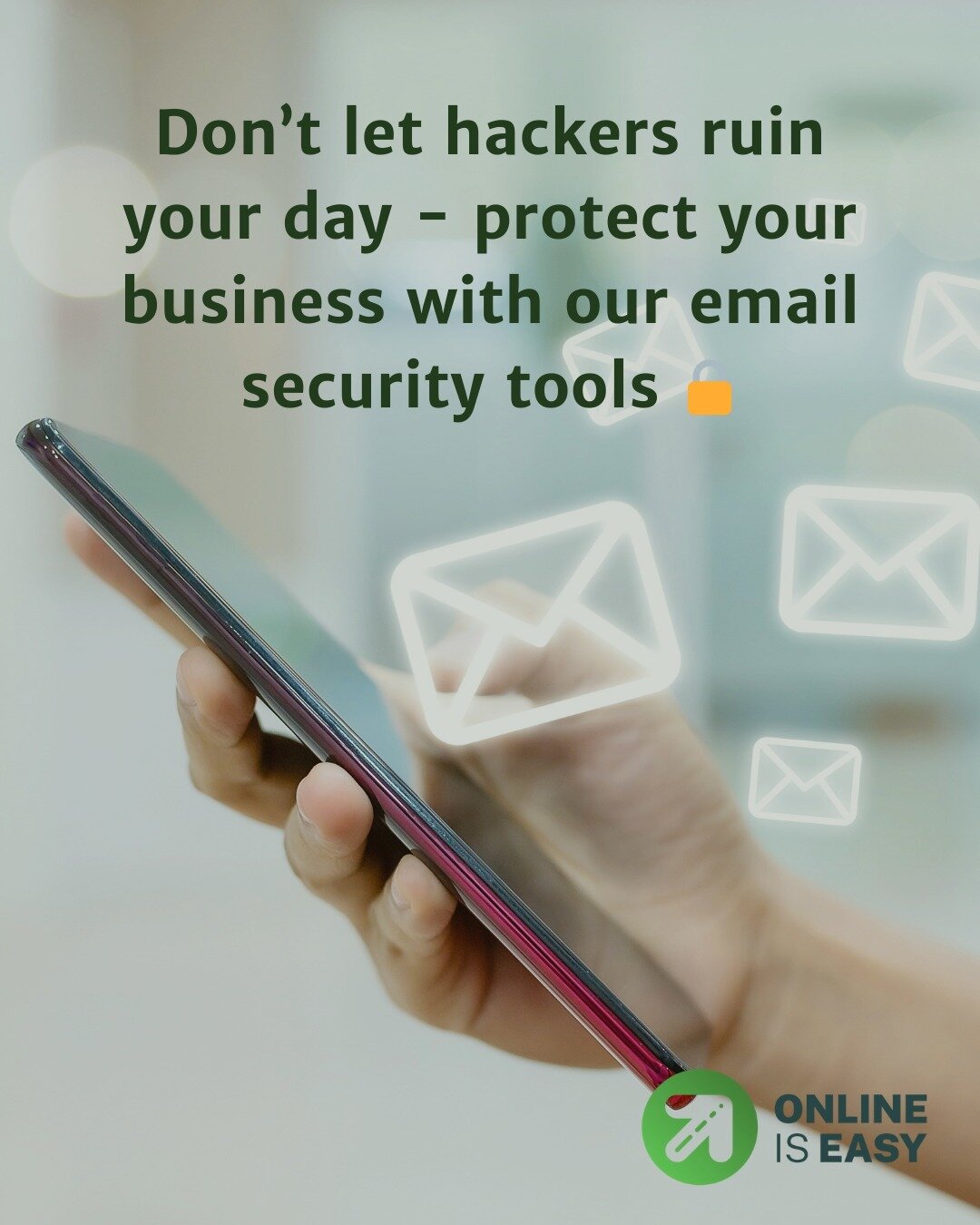 Say no to email hijackers and cyber sneak attacks⁠
⁠
We know security isn&rsquo;t exactly sexy, but neither is a scam&hellip; ⁠
⁠
In today's digital landscape, protecting your business from scams, fraud, and theft is non-negotiable. ⁠
⁠
That's why to