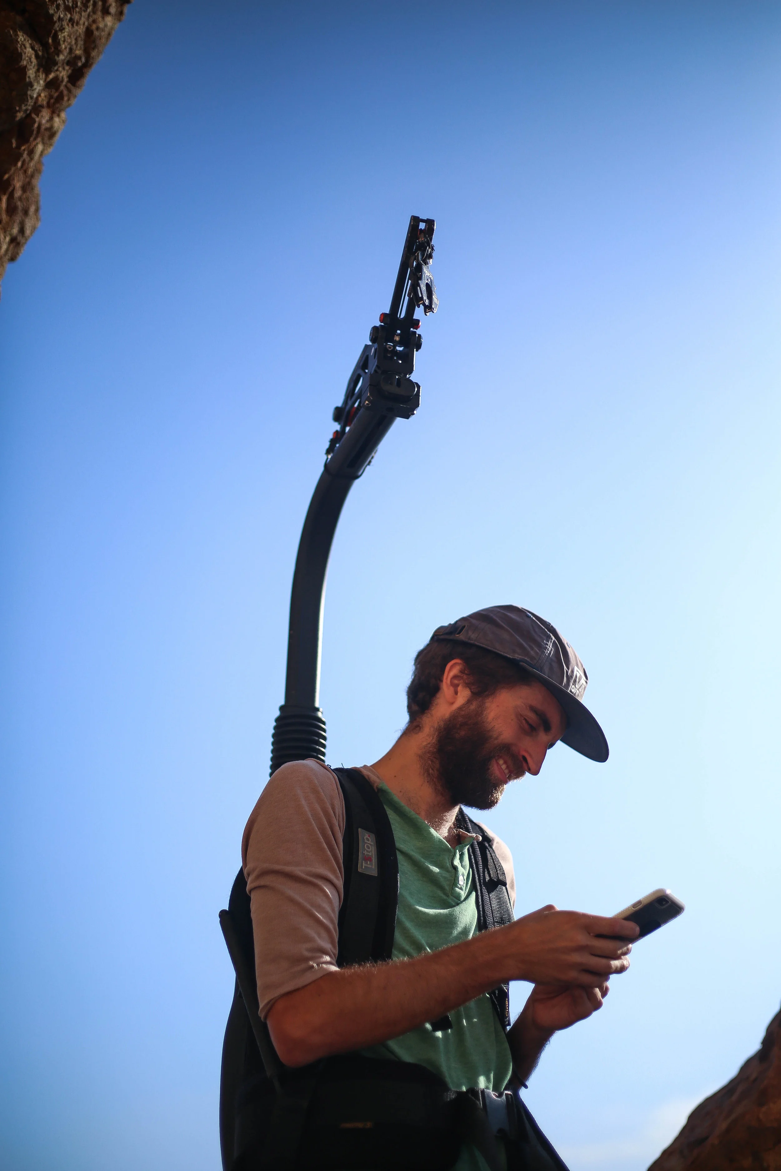 DP Logan Triplett on set at Andromeda. Photo credit Di Wei.