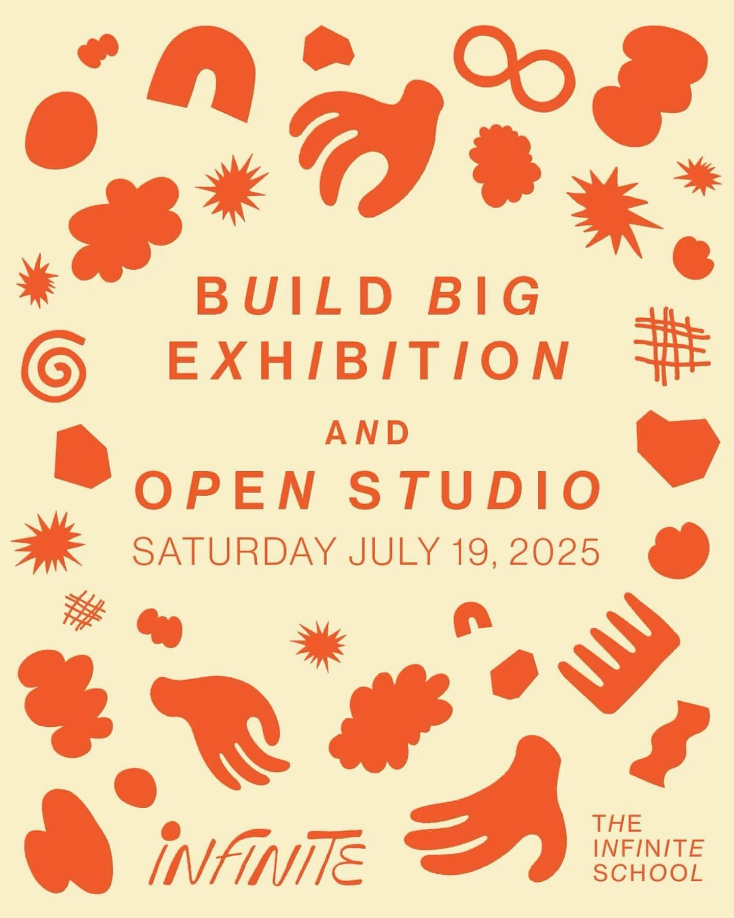 Tomorrow! Come see us. We will be there with some goodies and merch. One of our team members @anniepock will be showing one of her pieces. Thank you @haftcandell for inviting us! Hope to see you there! 
Info • @theinfinite.school We’re ba