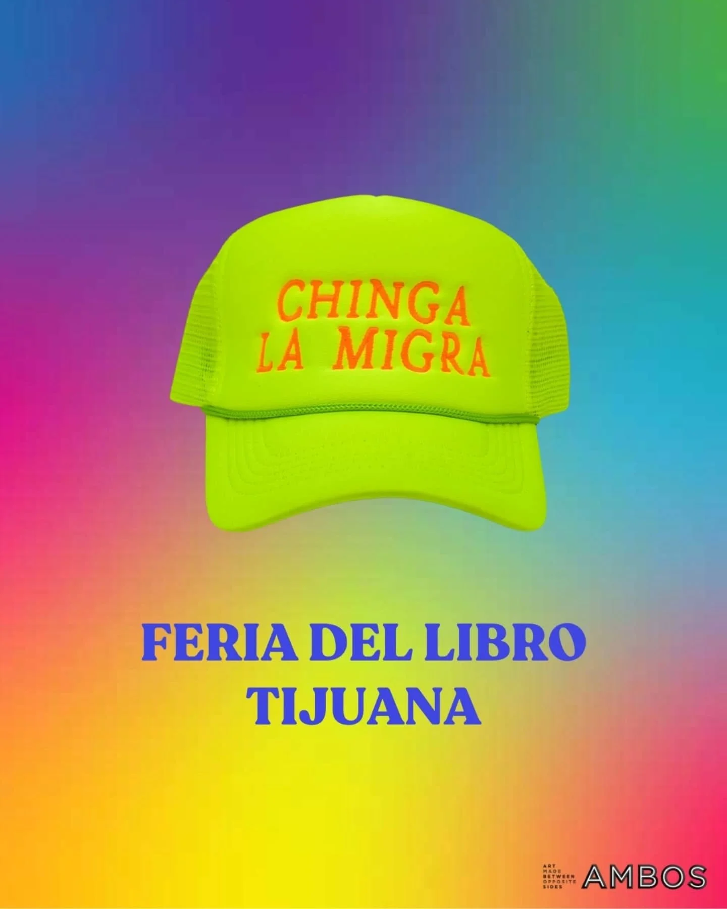 ¡Ya estamos en la Feria del Libro Tijuana! π 
De jueves a domingo ecuéntranos en el estand #22 π 
Tenemos gorras, fanzines, el libro "El Movimiento de la Serpiente", magnéticos, pins, camisetas bordadas, piezas de ce