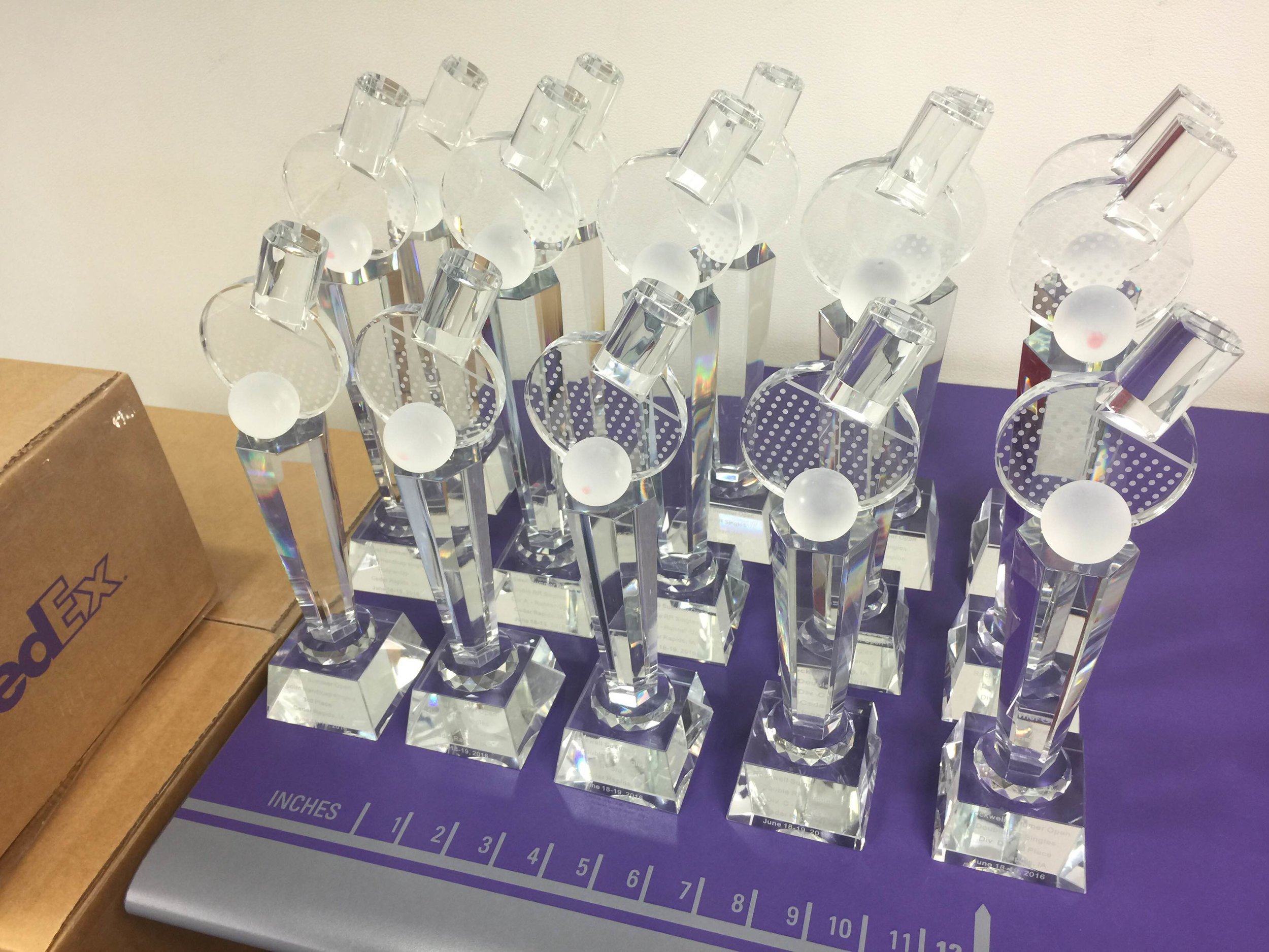 CRYSTAL TROPHIES!!!!