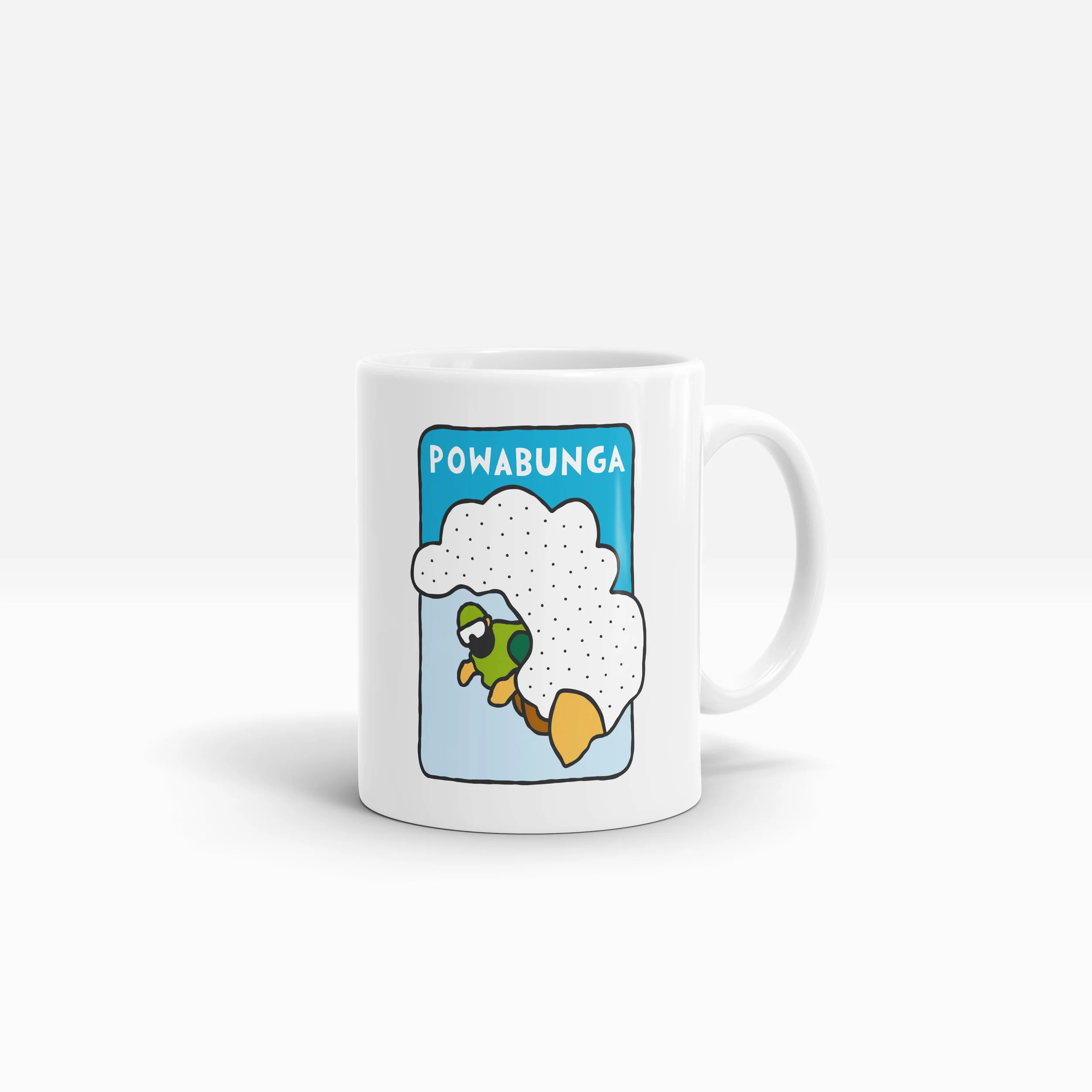 Powabunga snowboard mug | 11 oz | by alimo