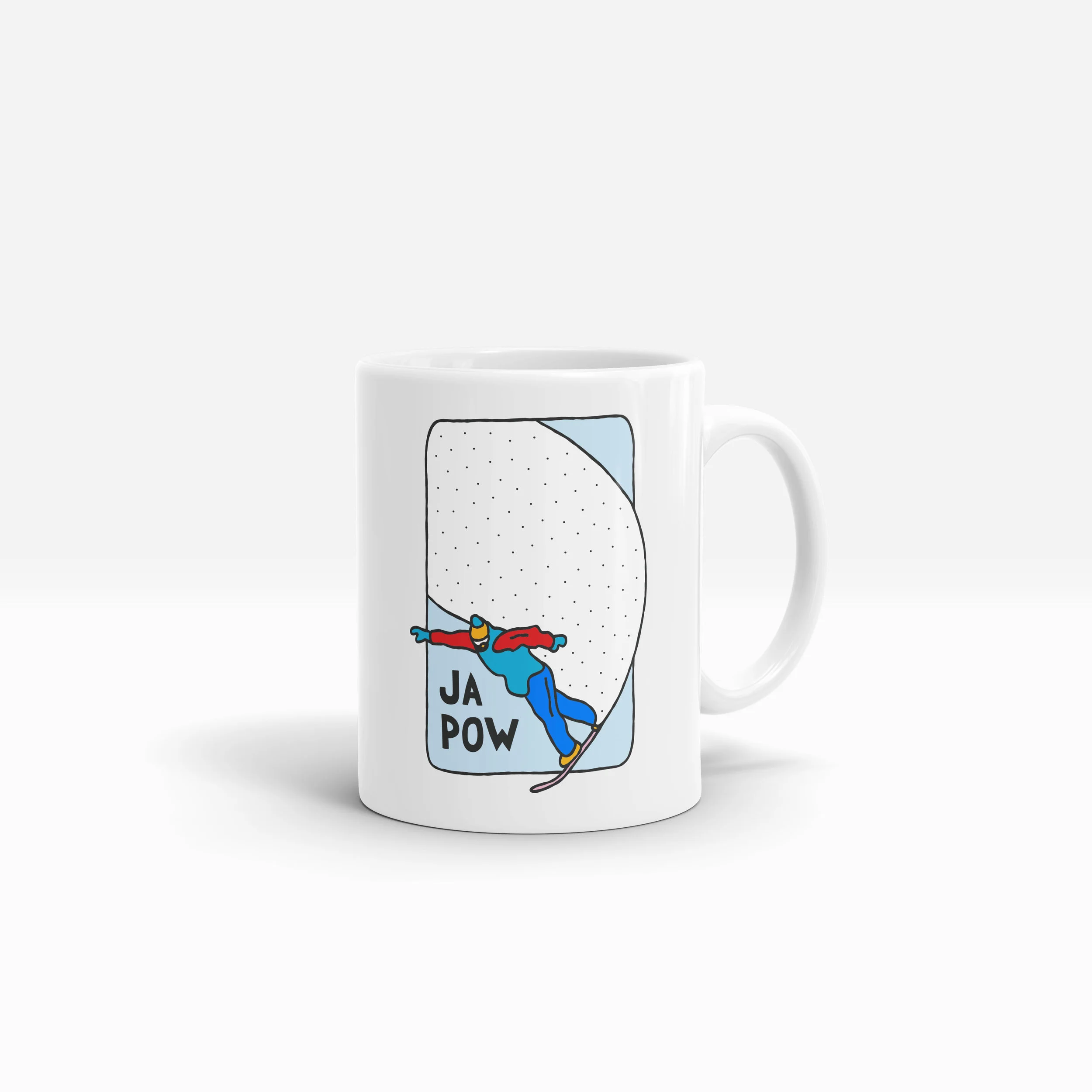 Japow ceramic mug | 11 oz. | by Alimo