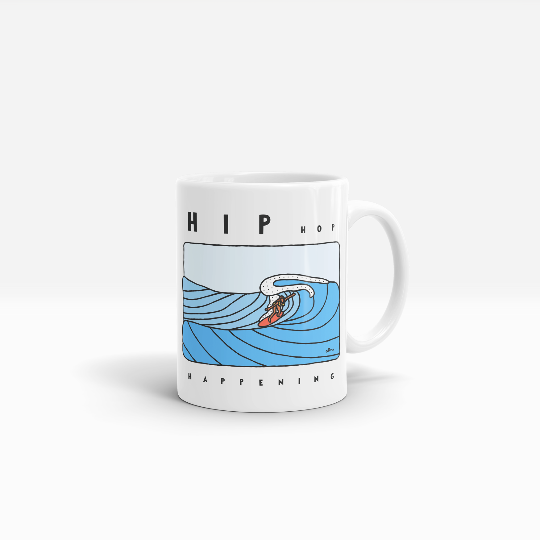 Hip Hop Happening Ceramic Mug | Alimo