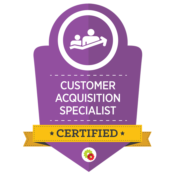 digitalMarketer Certified CUSTOMER ACQUISITION SPECIALISt