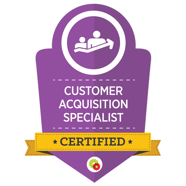 digitalMarketer Certified CUSTOMER ACQUISITION SPECIALISt