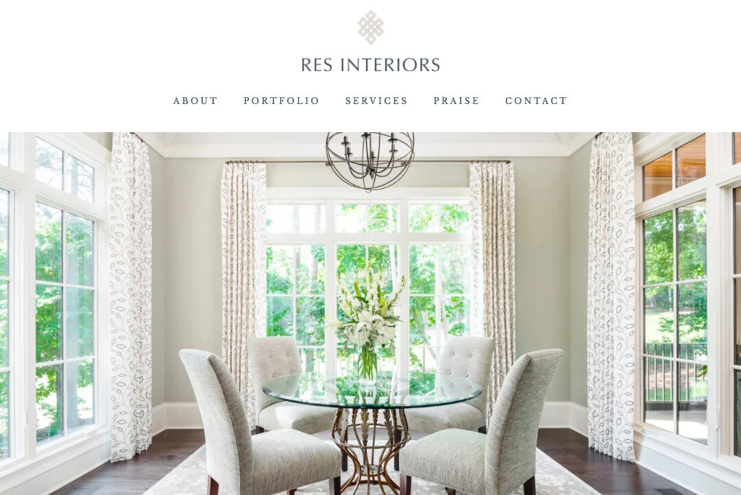 Interior Design Websites JPW Design Studio Minimalist Website Design