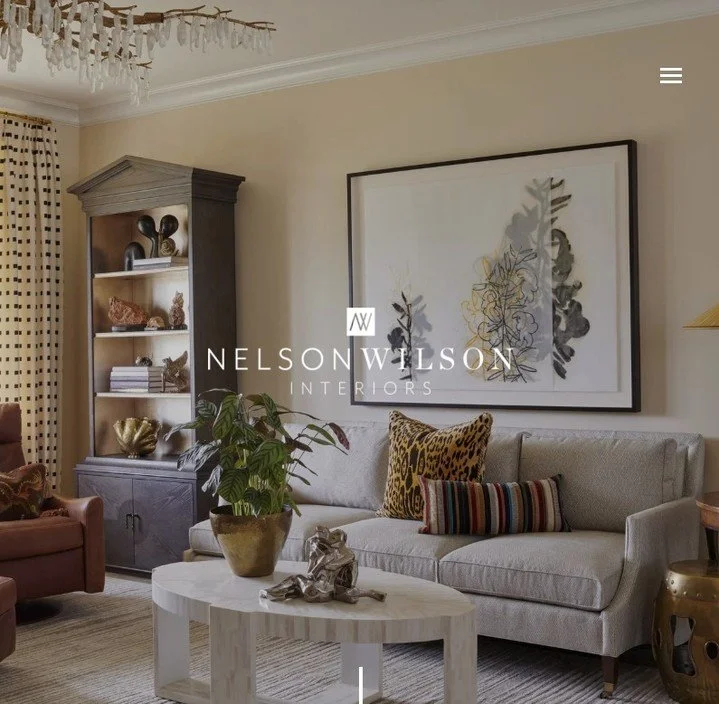 Just Released! View the beautiful new website now live for New Orleans design firm Nelson Wilson Interiors at www.nelsonwilsoninteriors.com and follow the design team on Instagram at @nelsonwilsoninteriors