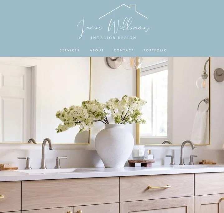 Just Launched! View the beautiful new website for Jamie Williams Interior Design, serving Walla Walla, Washington, and follow Jamie on Instagram at @jamie.williams.design