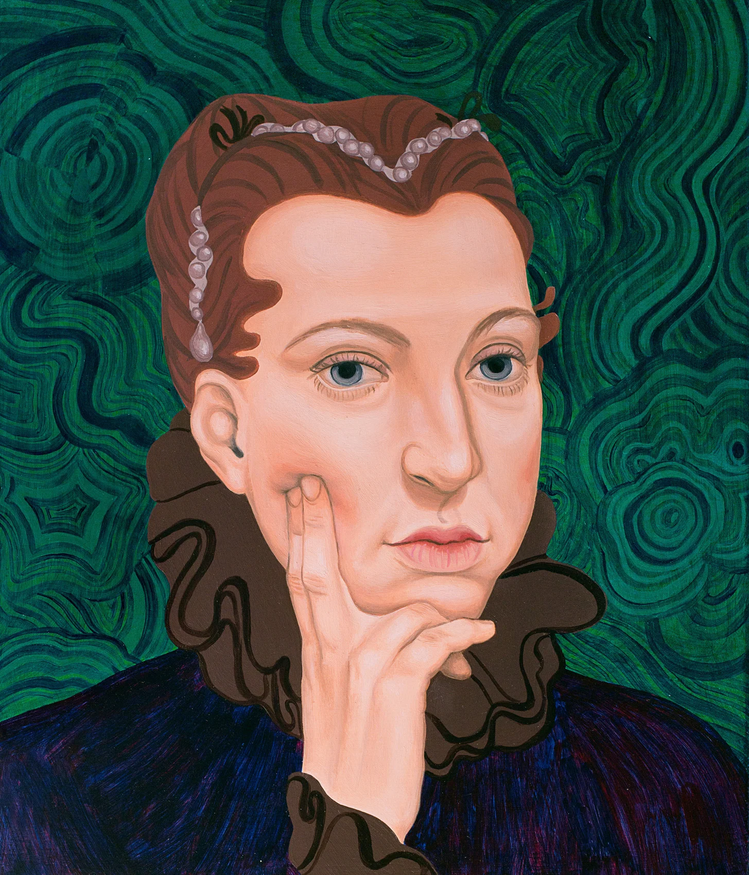 seren morgan jones, pearls + malachite