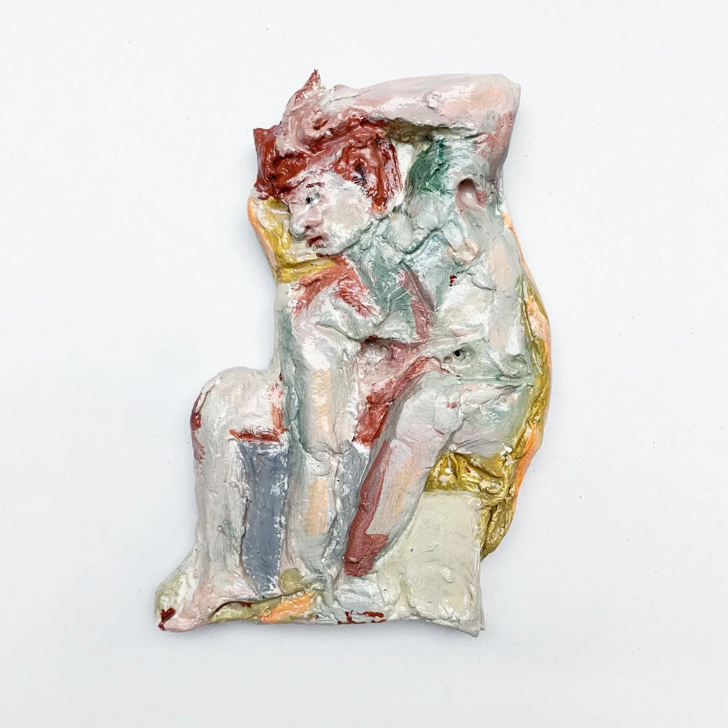 Ellie Young, After Michelangelo: Ignudi #1 [Sistine Chapel series]