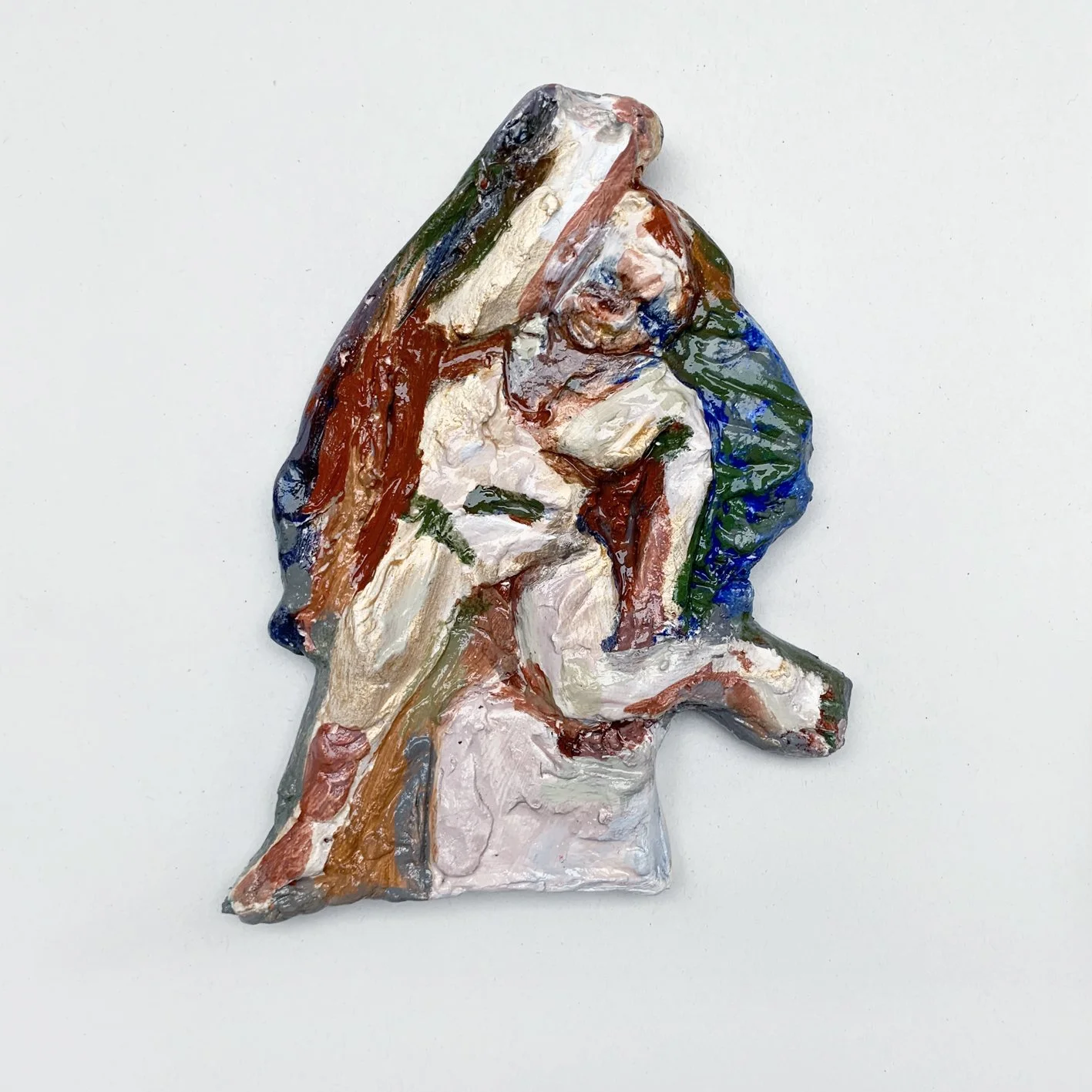 Ellie Young, After Michelangelo: Ignudi #4 [Sistine Chapel series]