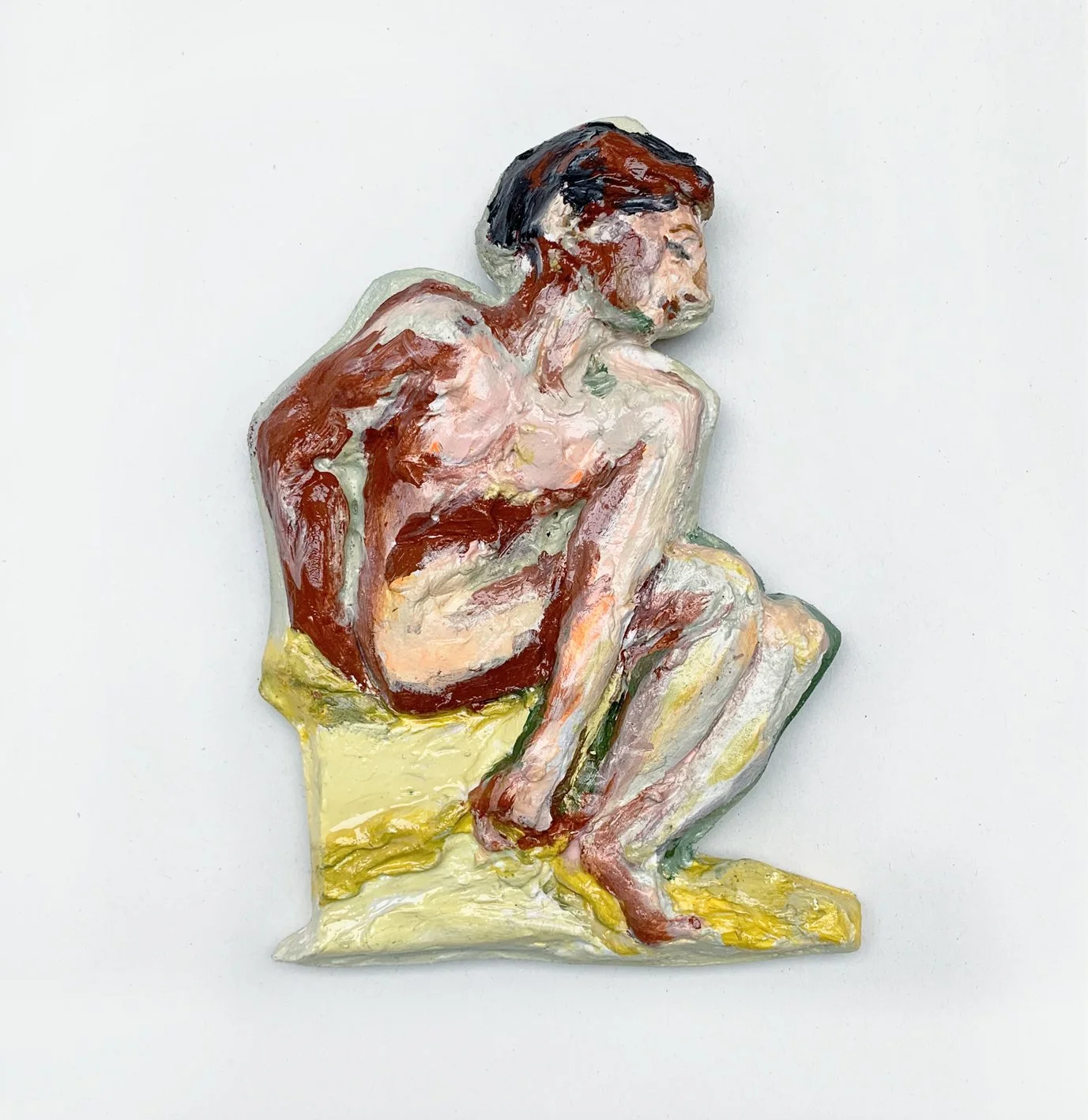 Ellie Young, After Michelangelo: Ignudi #6 [Sistine Chapel series]