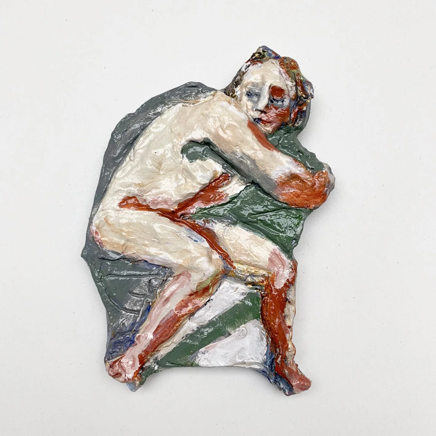 Ellie Young, After Michelangelo: Ignudi #2 [Sistine Chapel series]