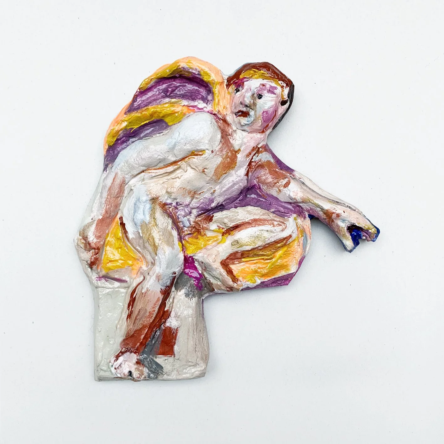 Ellie Young, After Michelangelo: Ignudi #8 [Sistine Chapel  series]