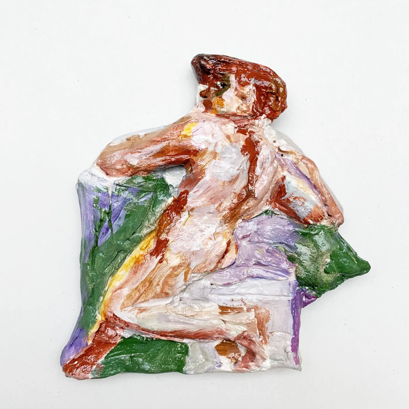 Ellie Young, After Michelangelo: Ignudi #3 [Sistine Chapel series]