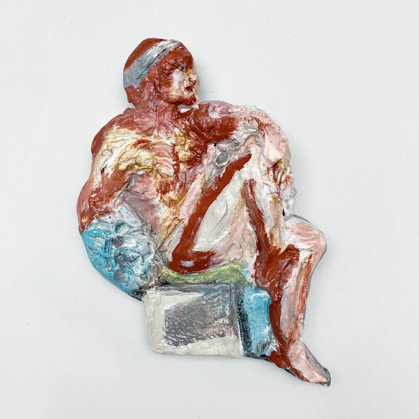 Ellie Young, After Michelangelo: Ignudi #10 [Sistine Chapel series]