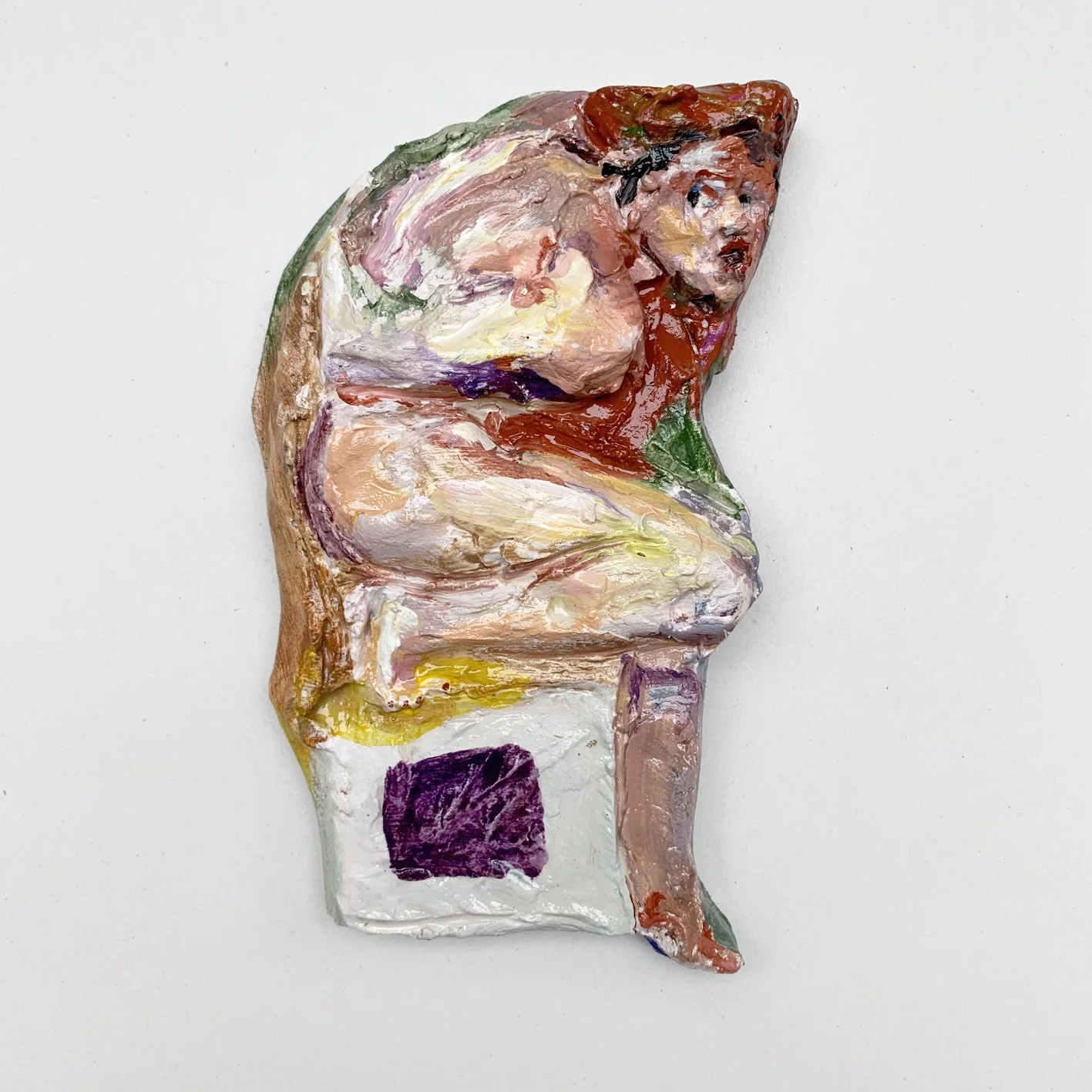 Ellie Young, After Michelangelo: Ignudi #7 [Sistine Chapel series]