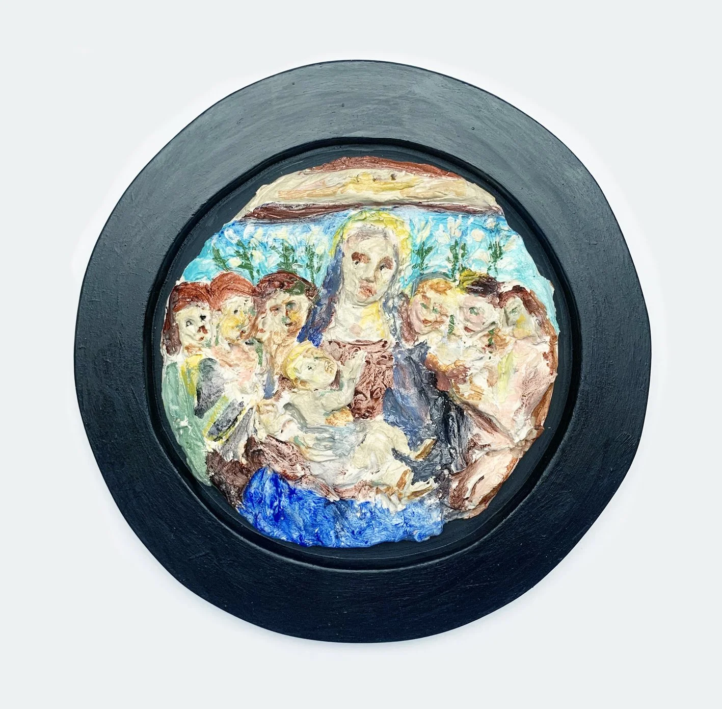 Ellie Young, After Botticelli: ‘Mary with the Child and Singing Angels’ or Mixed Blessings