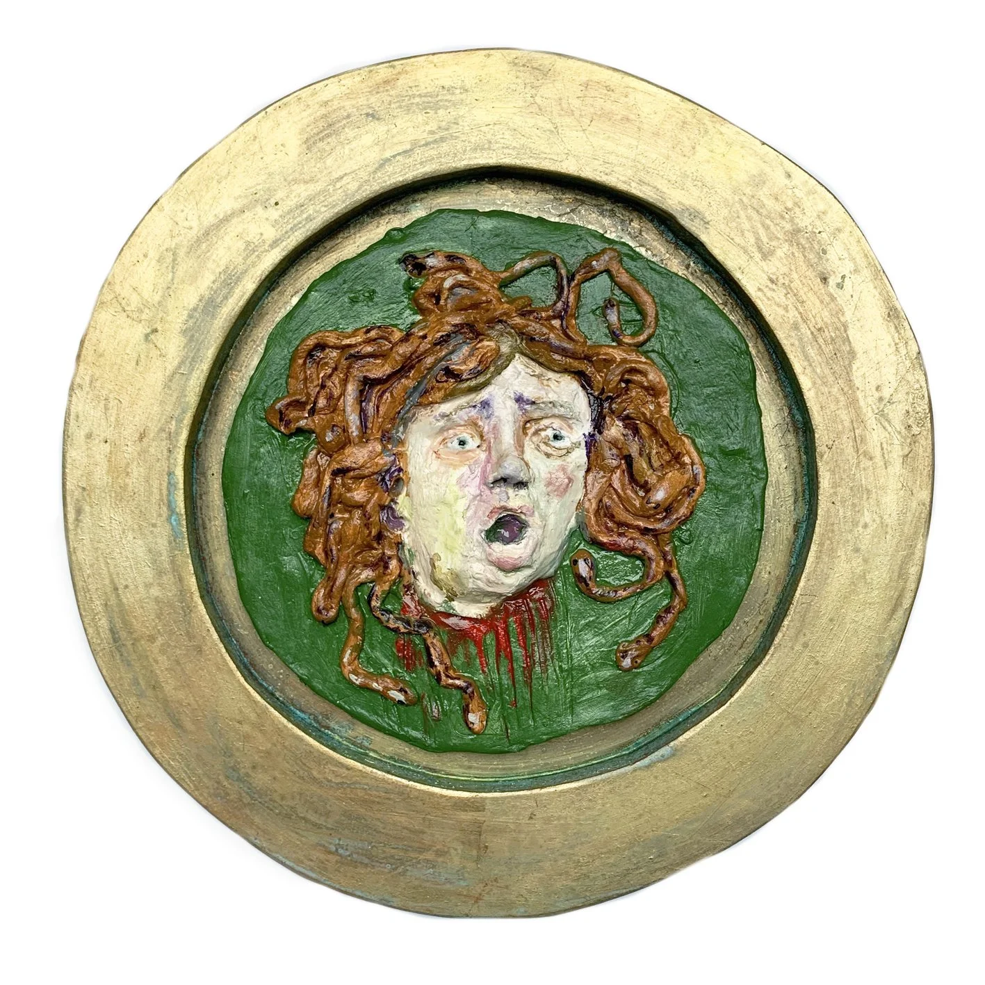 Ellie Young, After Caravaggio: ‘Testa di Medusa’ or It Me