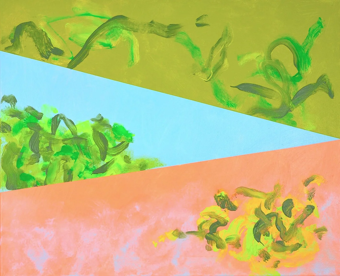 andre stitt 'Merthyrtopia 3' acrylic on canvas 46x56cm 2024.jpg