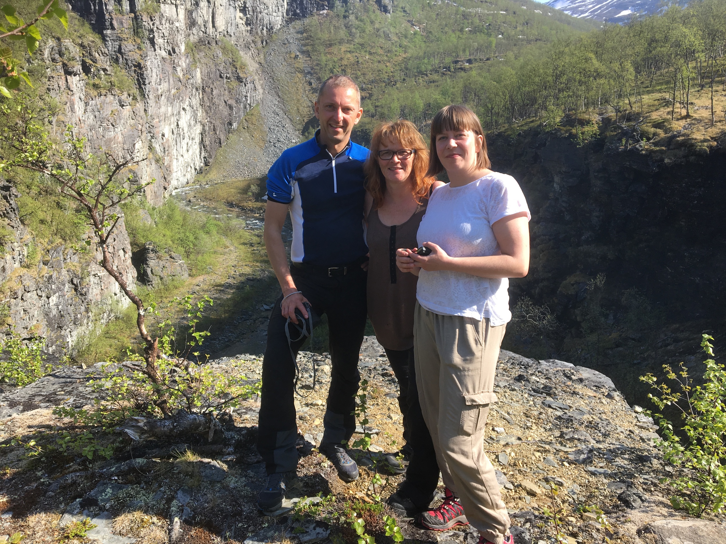 Fra et av våre besøk i Ankerlia - research, planlegging og ikke minst trivelige turer. Foto: Rolf Bakkeslett