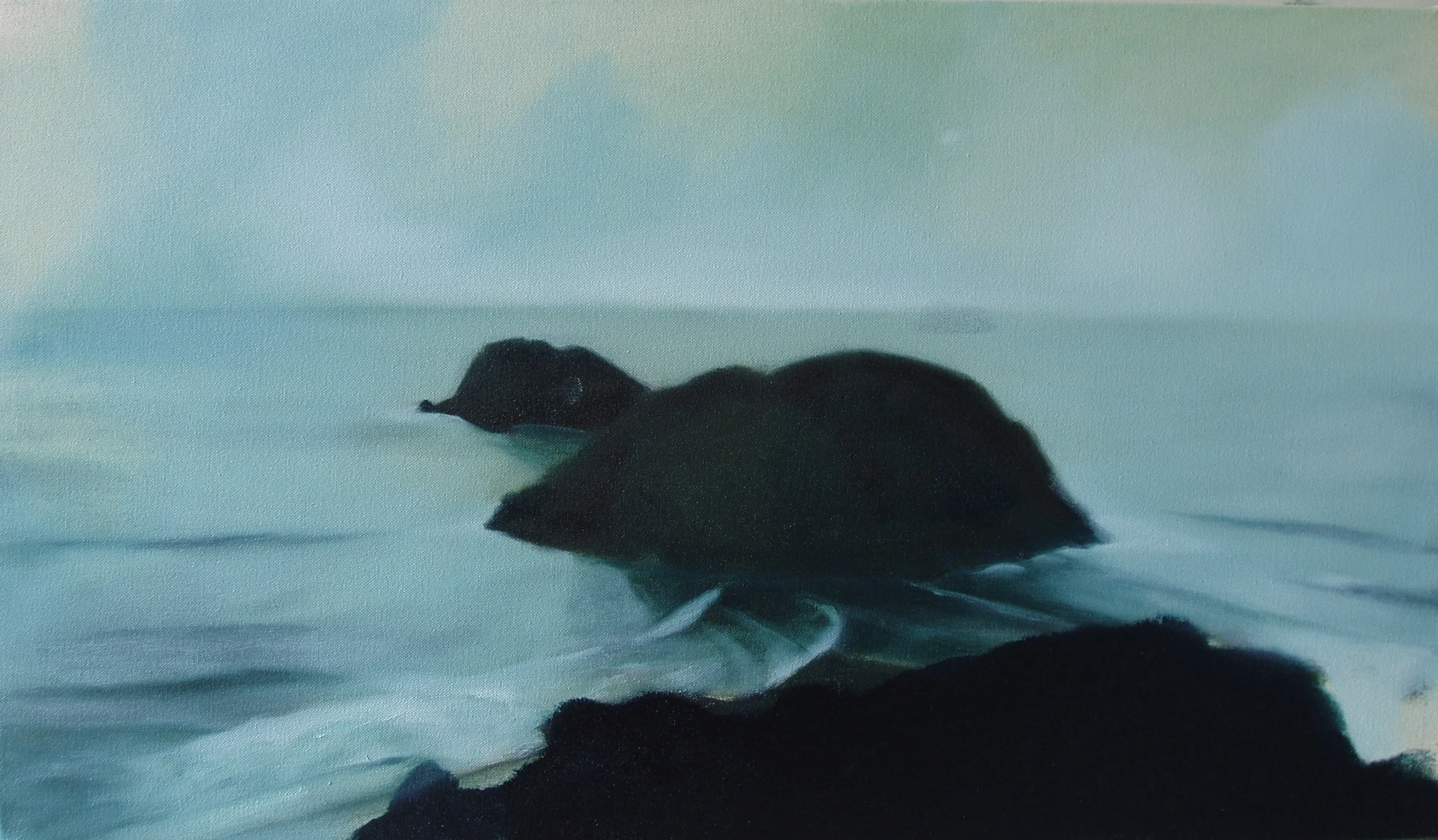 Snapper Island , oil on canvas, 610x350mm, 2006, sold