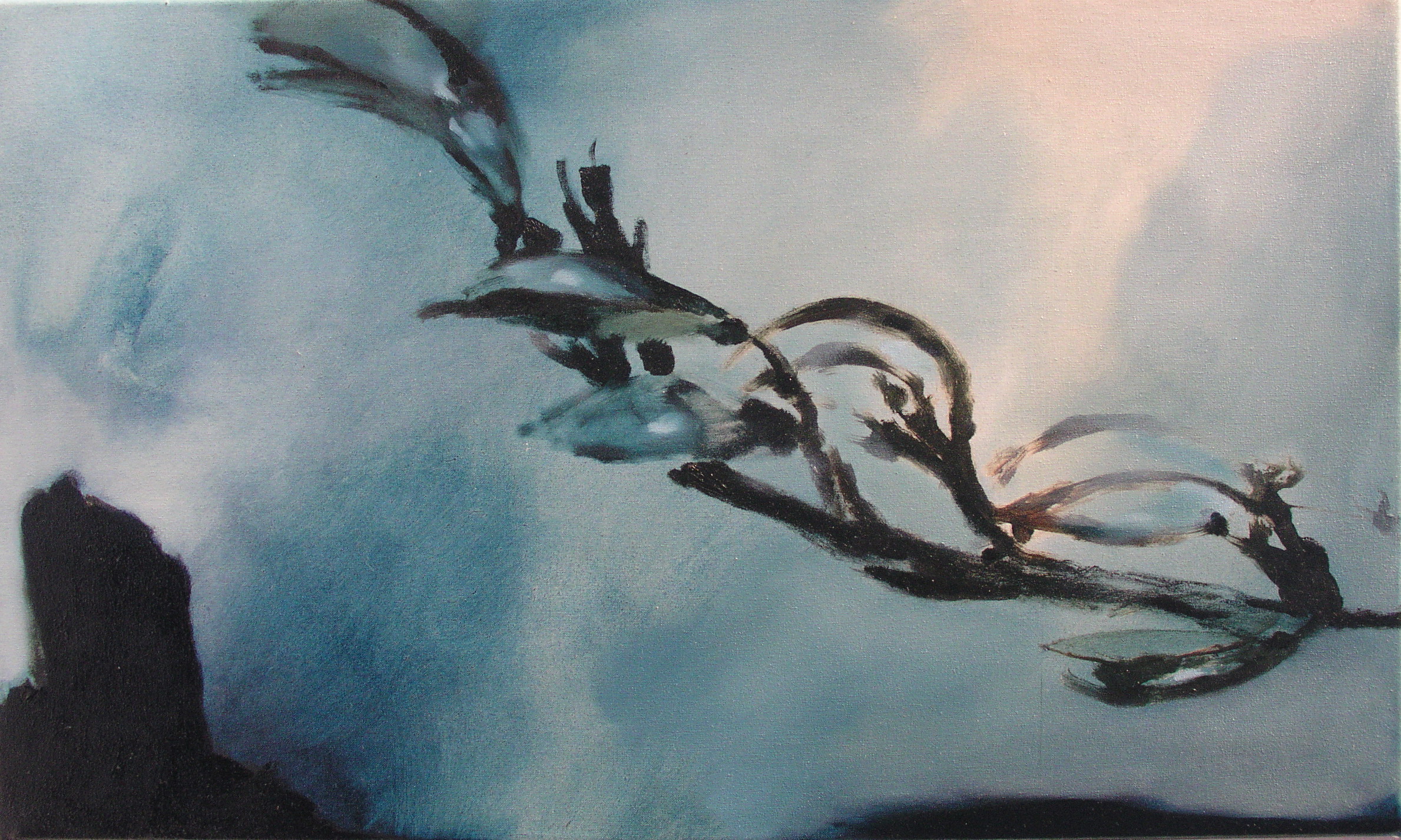 Descry, oil on canvas, 500x300mm, 2008, sold (private collection, U.S.A.)