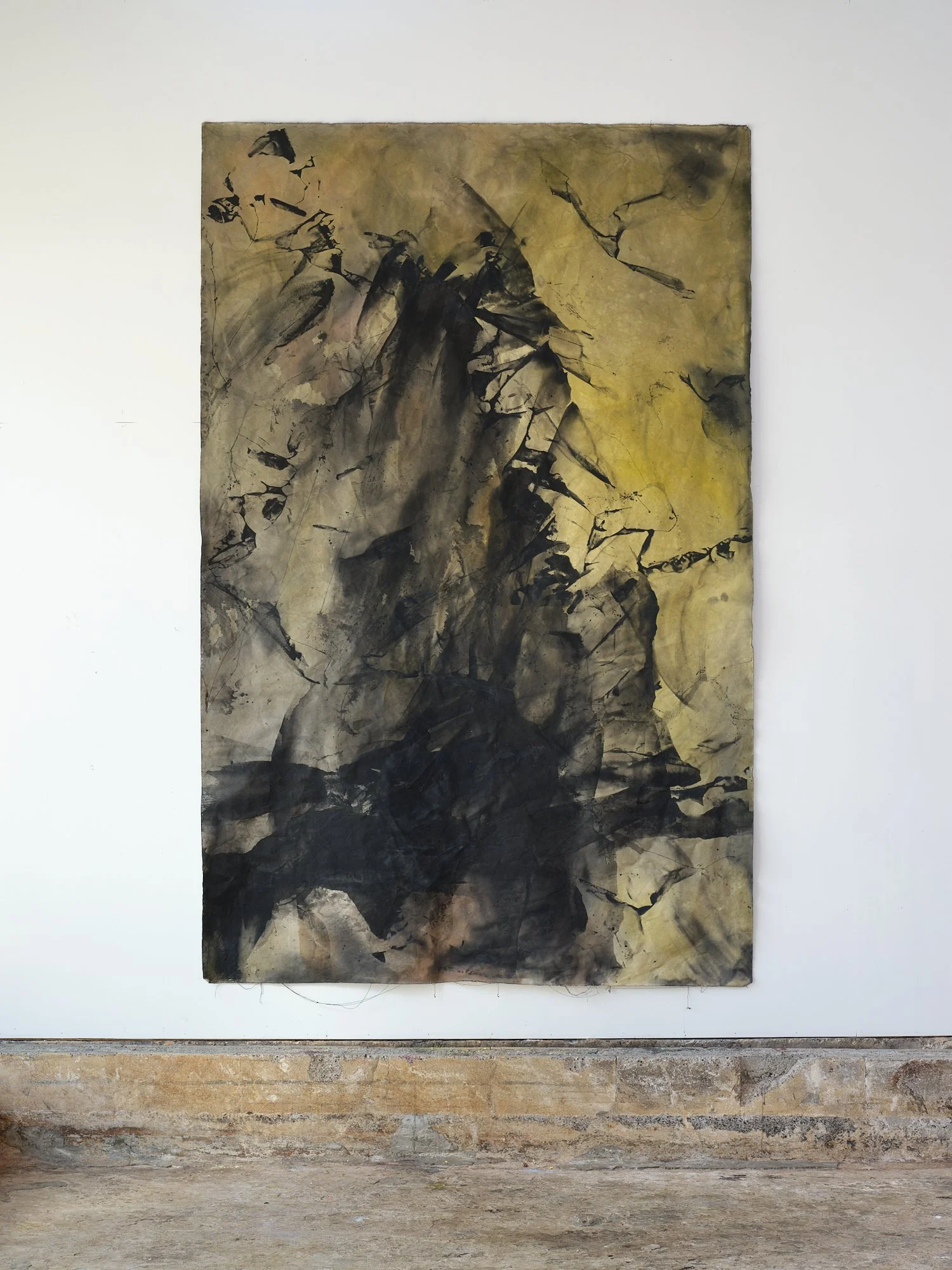 After the rain, when the forest deepens - ink on canvas, 2900x1800mm, Chartwell Collection.jpg