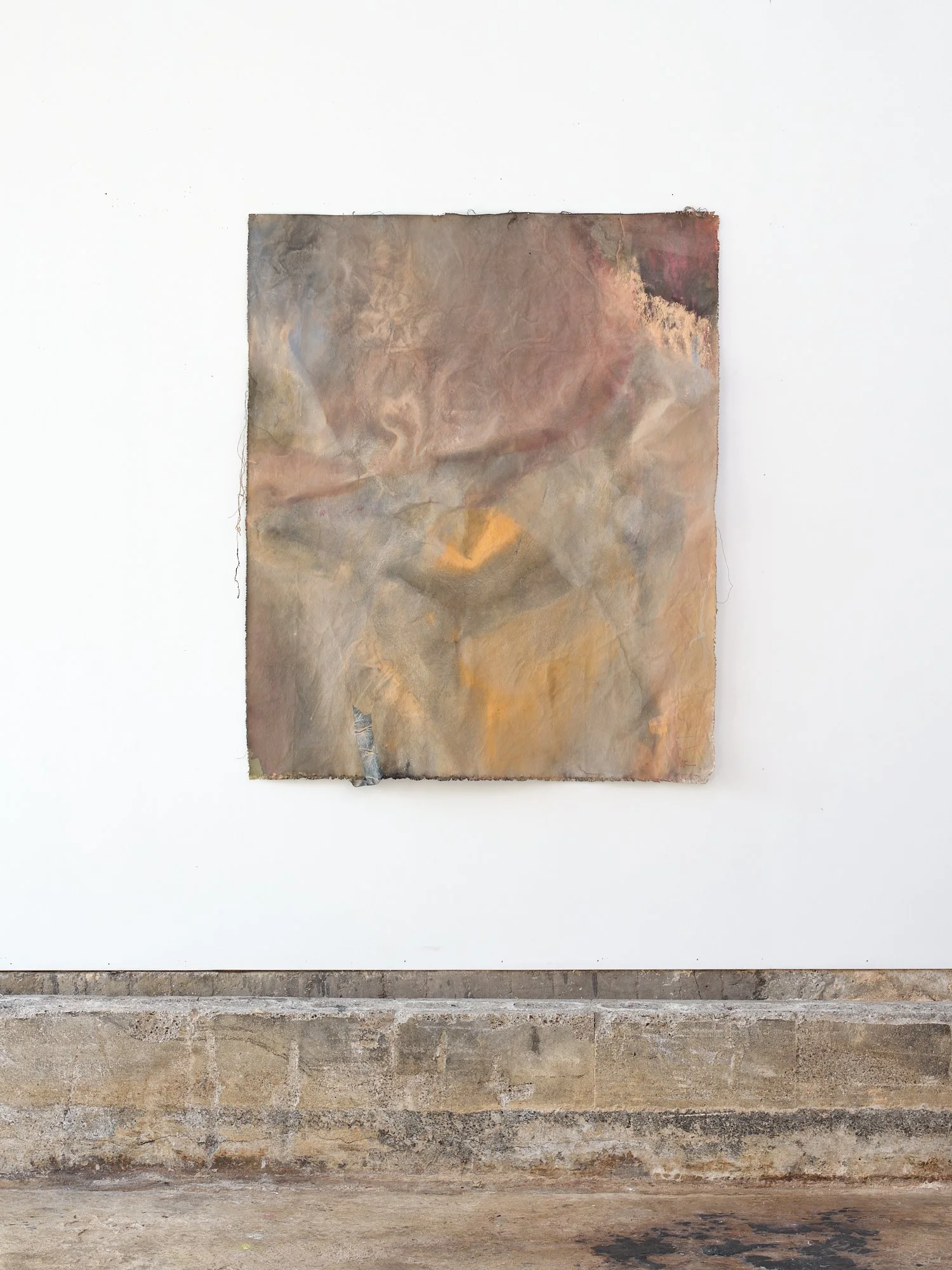 Falling leaves, subdued light, end of the day’, ink, pigment, glue size on canvas, 1160x940mm.jpg
