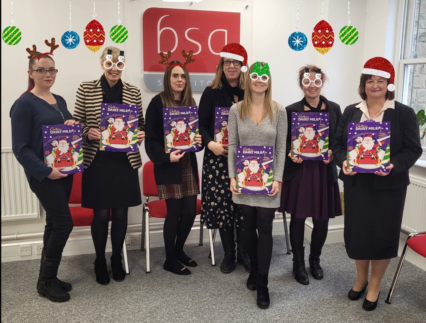 Our lovely elves have had a busy night leaving advent calendars out for us all.  A happy team, thank you Elves.