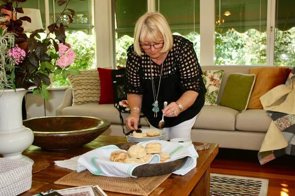 Afternoon Tea at The Eaglehawk Hotel Maldon Quilting Retreat