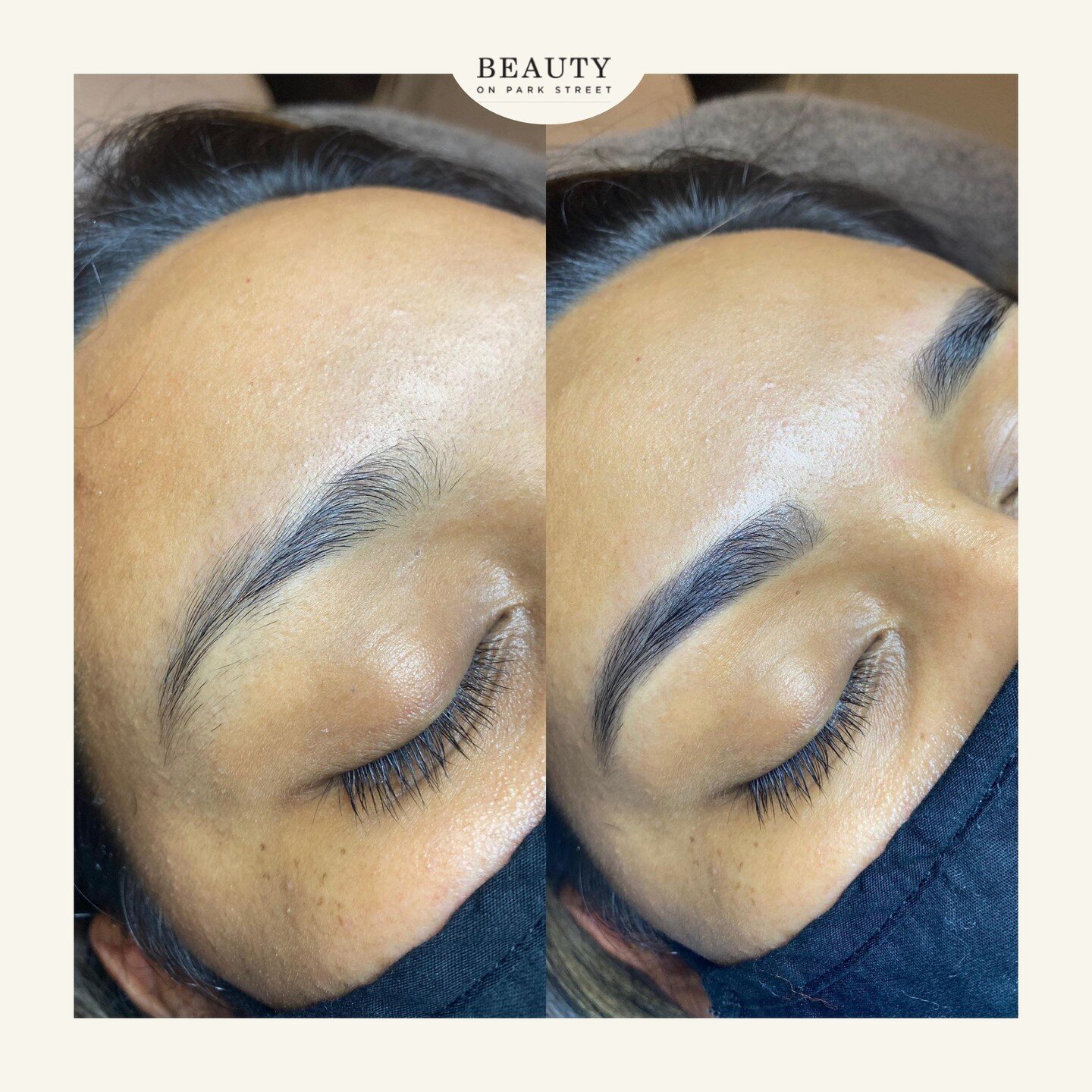 EYEBROW SCULPTING⁠
⁠
Includes wax, tint, trimming and tweezing.⁠
⁠
Best for adding shape and volume to light coloured hairs. Typically lasts 2-3 weeks on the hairs.⁠
⁠
Tap link in bio to book today!⁠