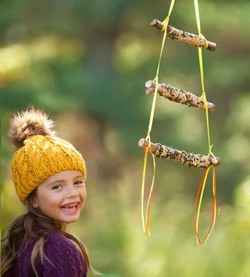 Tiered Bird Feeder ~ Photography by Barbara Peacock