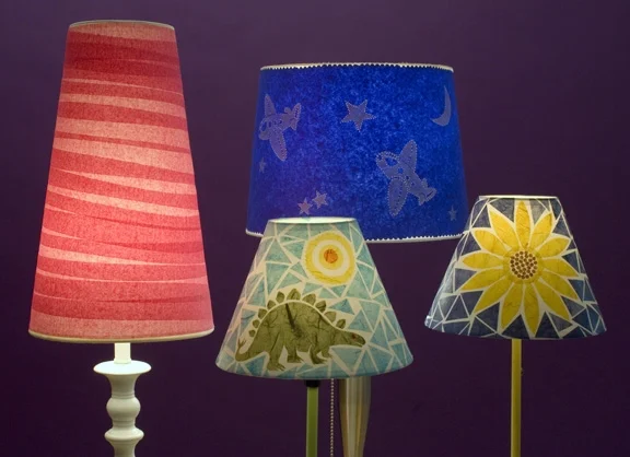 Lampshade Decorations ~ Photography by Ed Judice