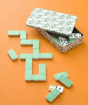 Domino Reading Game~ Photography by