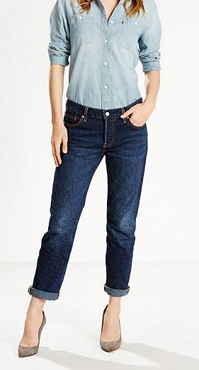 Straight cropped jeans