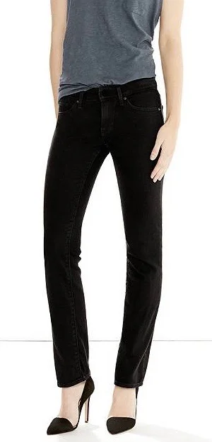 Straight leg jeans