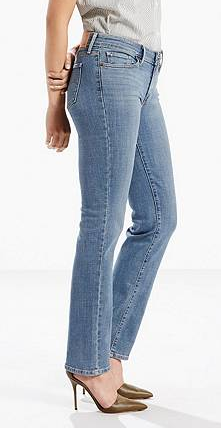 Hipster straight leg jeans